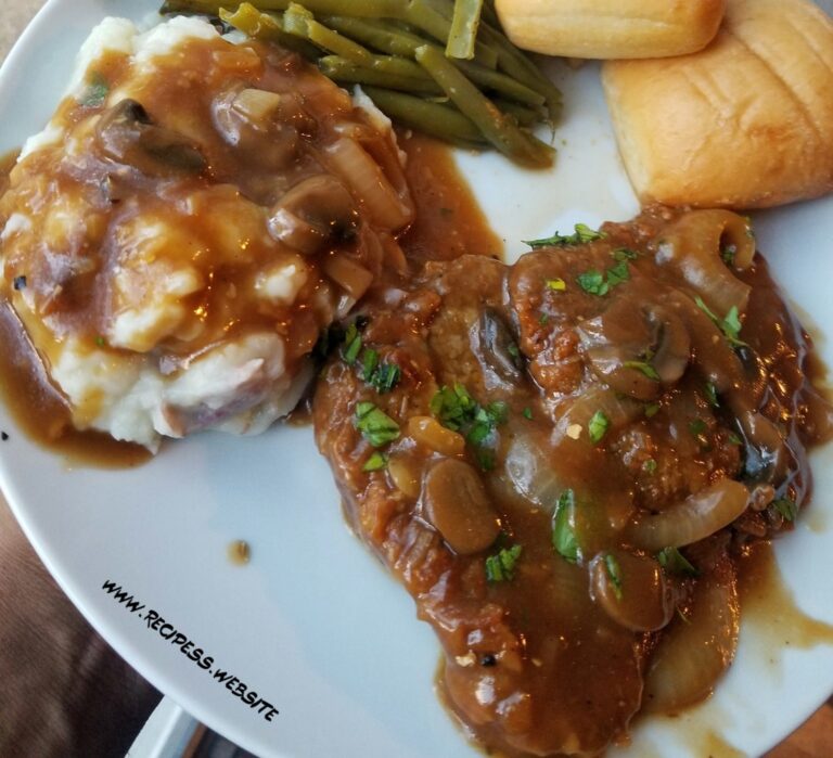 CUBED STEAK WITH ONION GRAVY Recipes site
