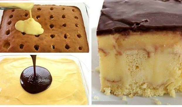 BOSTON CREAM POKE CAKE - Recipes Website